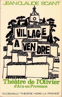 Scant Village à vendre  dessin de Michel Strauss