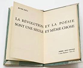 Kréa La révolution et la poésie  1957