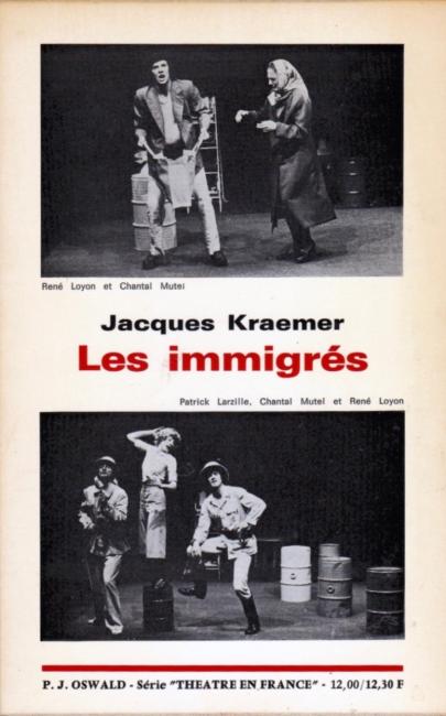 Verso Kraemer Les immigrès